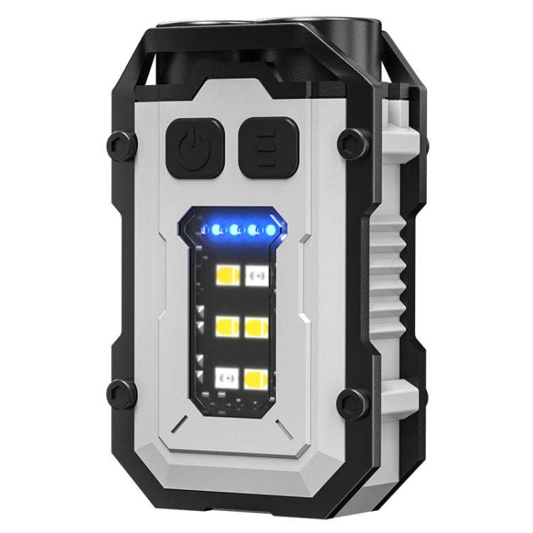 E-SMARTER YSD01 Outdoor Portable Mini Keychain Light Magnetic Anti Loss Auto Repair Light(White)