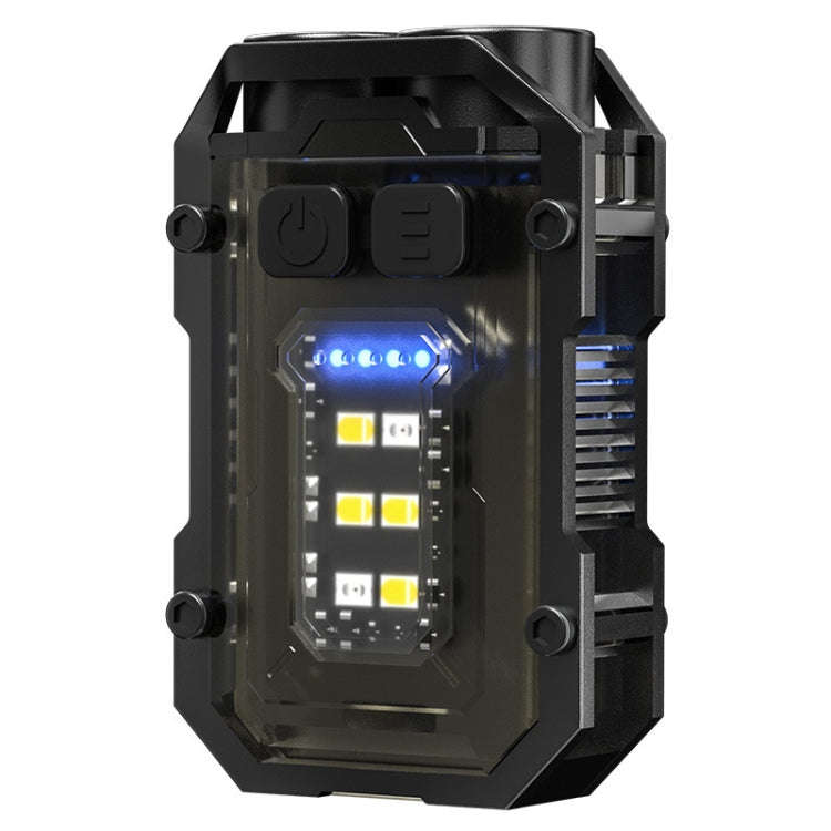 E-SMARTER YSD01 Outdoor Portable Mini Keychain Light Magnetic Anti Loss Auto Repair Light(Black)