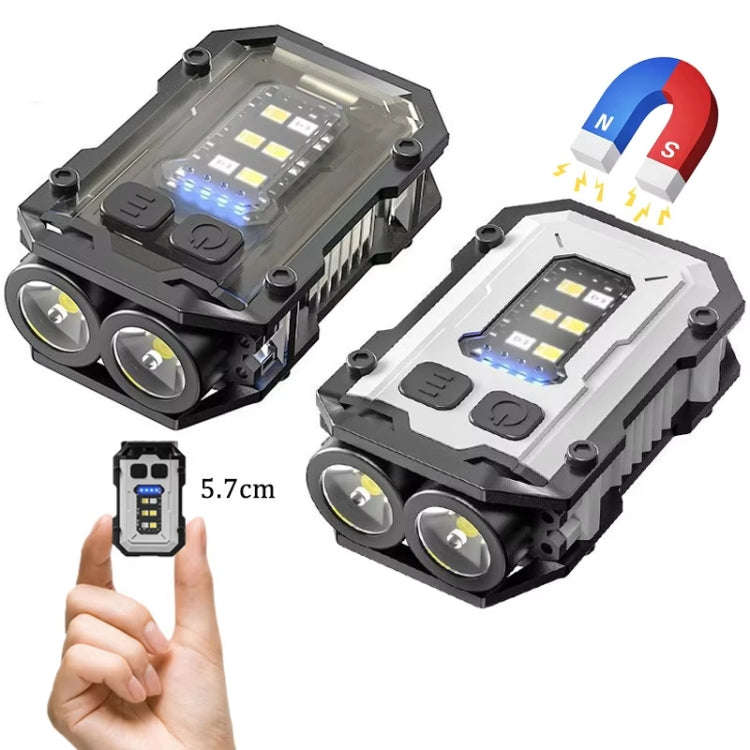 E-SMARTER YSD01 Outdoor Portable Mini Keychain Light Magnetic Anti Loss Auto Repair Light(White)