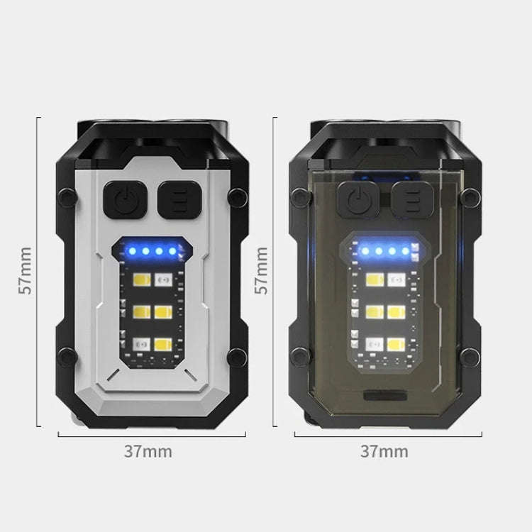 E-SMARTER YSD01 Outdoor Portable Mini Keychain Light Magnetic Anti Loss Auto Repair Light(White)