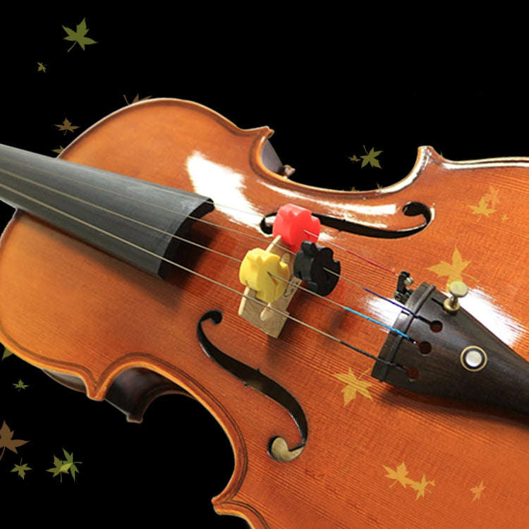 8pcs /Set Violin Mute Instrument Volume Reduction Tool(Red)
