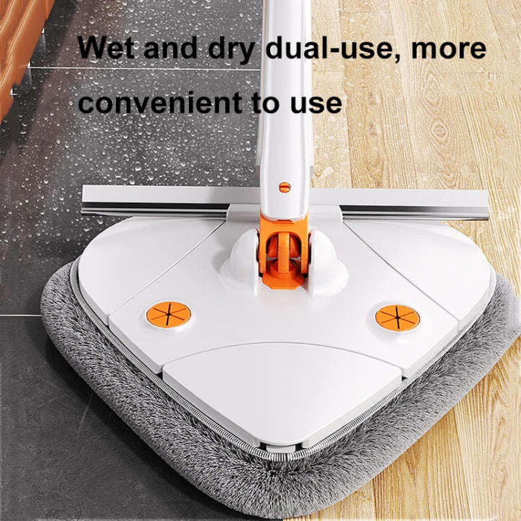 C-43 1.3m Scraper Bar Self-Twisting Water Telescopic Triangle Mop Household Cleaning Tools(Green)