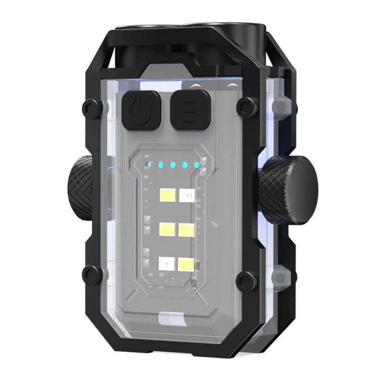 E-SMARTER YSD01PRO Mini Keychain Light Decompression Fingertip Gyro Bottom Magnetic Multi-Speed A...