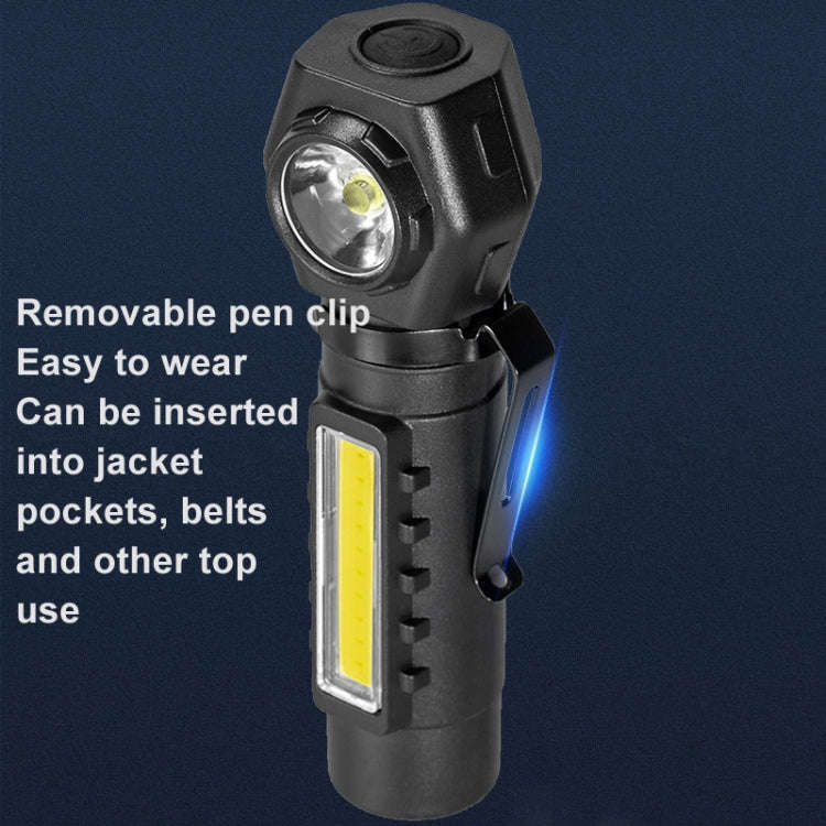 E-SMARTER KX212 Aluminium Alloy USB Rechargeable COB Flashlight Strong Light Long Shot Headlamp L...
