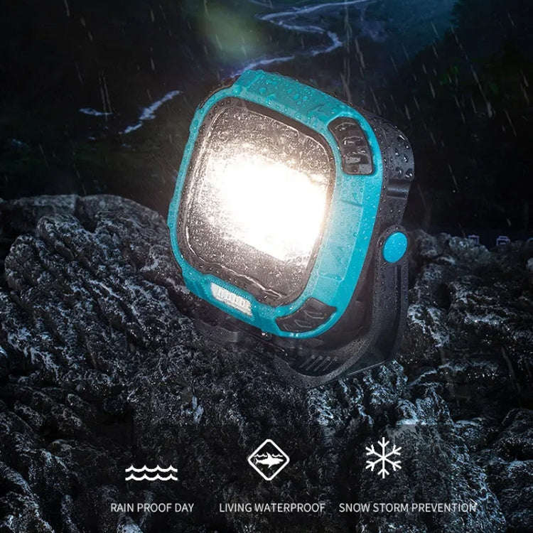 E-SMARTER W895-1 COB Portable Rechargeable Floodlight Work Light, Battery Not Included(Yellow)