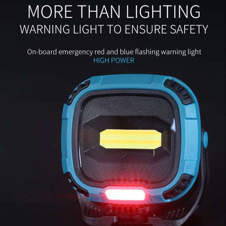 E-SMARTER W895-1 COB Portable Rechargeable Floodlight Work Light, Battery Not Included(Yellow)