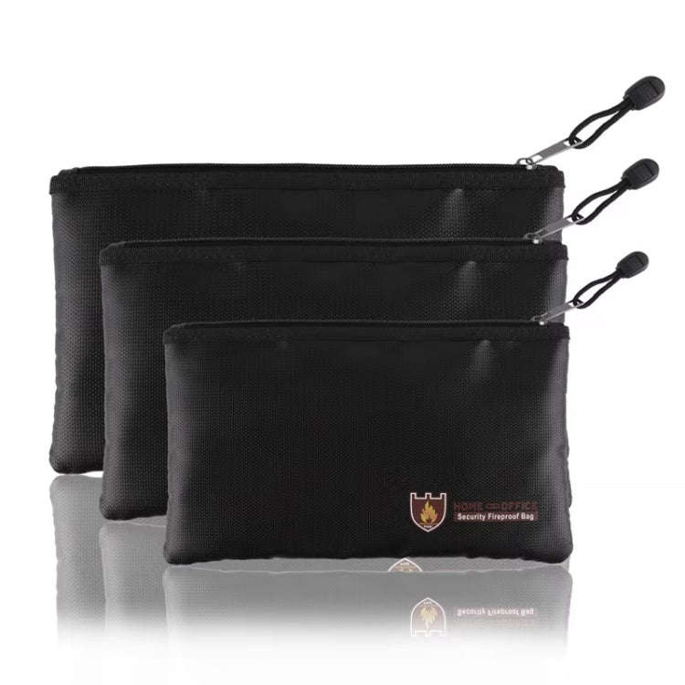 11.4x7.9in Fireproof Waterproof Document And Money Bag Cash Envelope For Jewelry Passport Valuables