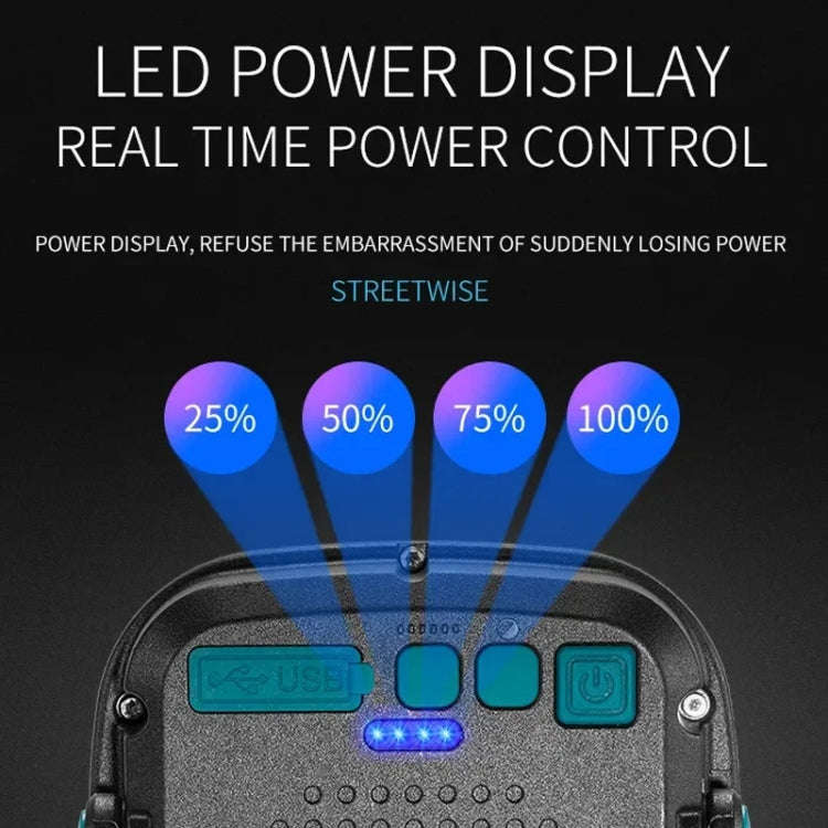 E-SMARTER W894-1 COB Magnetic Projector Work Light Emergency Portable Bright Flashlight(Blue)