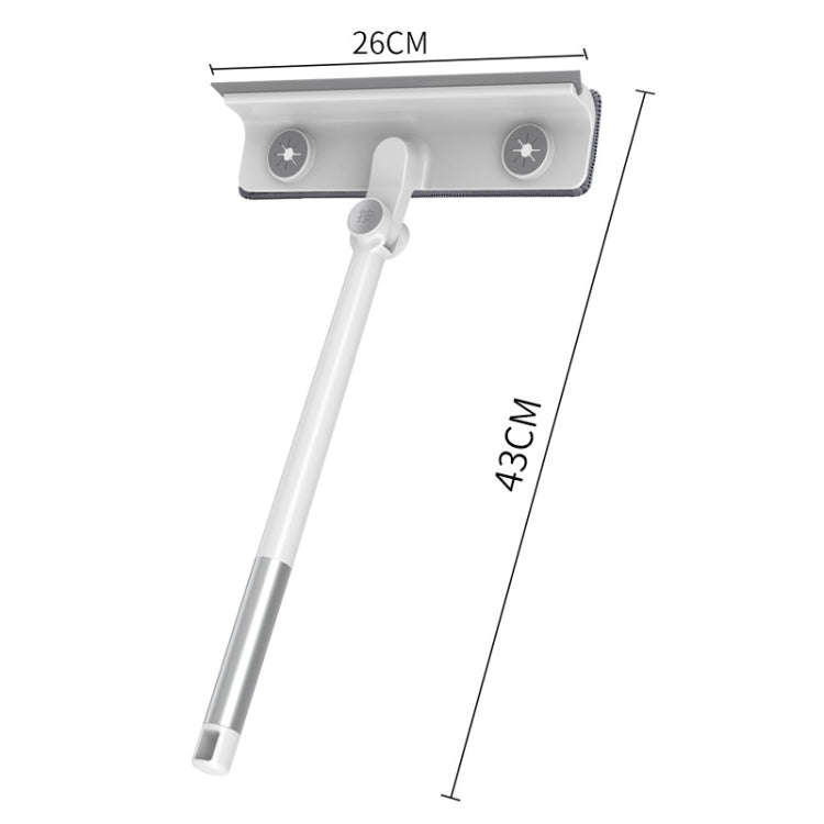 43cm Handle Model Cleaning and Scraping 2-in-1 Household Glass Cleaning Tool
