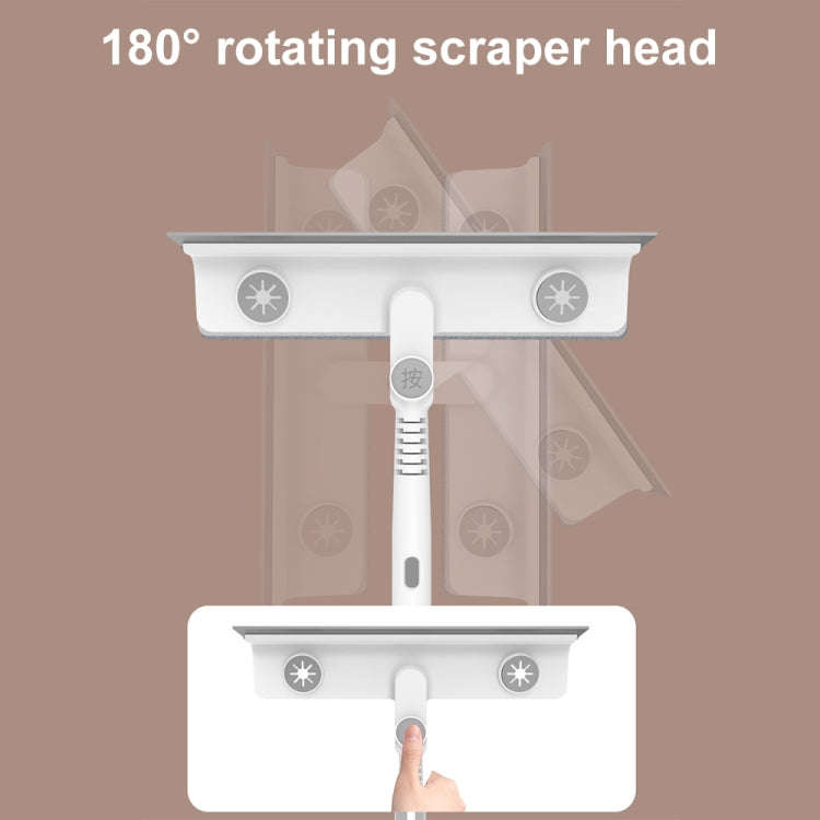 43cm Handle Model Cleaning and Scraping 2-in-1 Household Glass Cleaning Tool