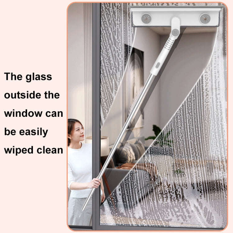 43cm Handle Model Cleaning and Scraping 2-in-1 Household Glass Cleaning Tool