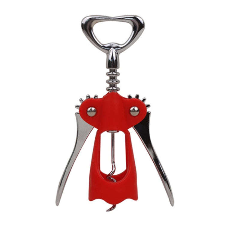 Wine Corkscrew Beer Opener Multifunctional Wine Opening Tool, Style: 249-Love Red