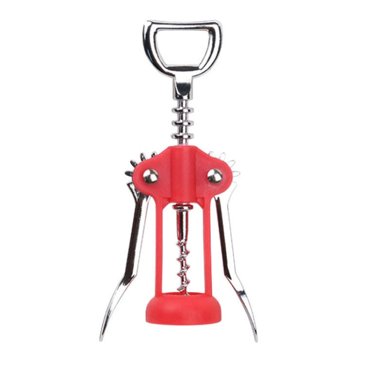 Wine Corkscrew Beer Opener Multifunctional Wine Opening Tool, Style: 448-Red