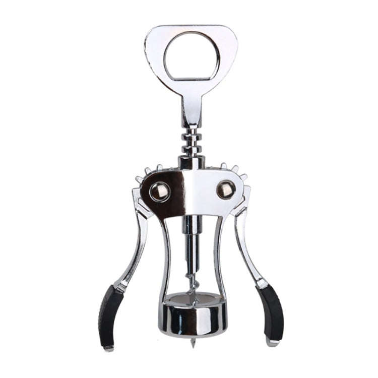 Wine Corkscrew Beer Opener Multifunctional Wine Opening Tool, Style: 446-Upgraded Silver