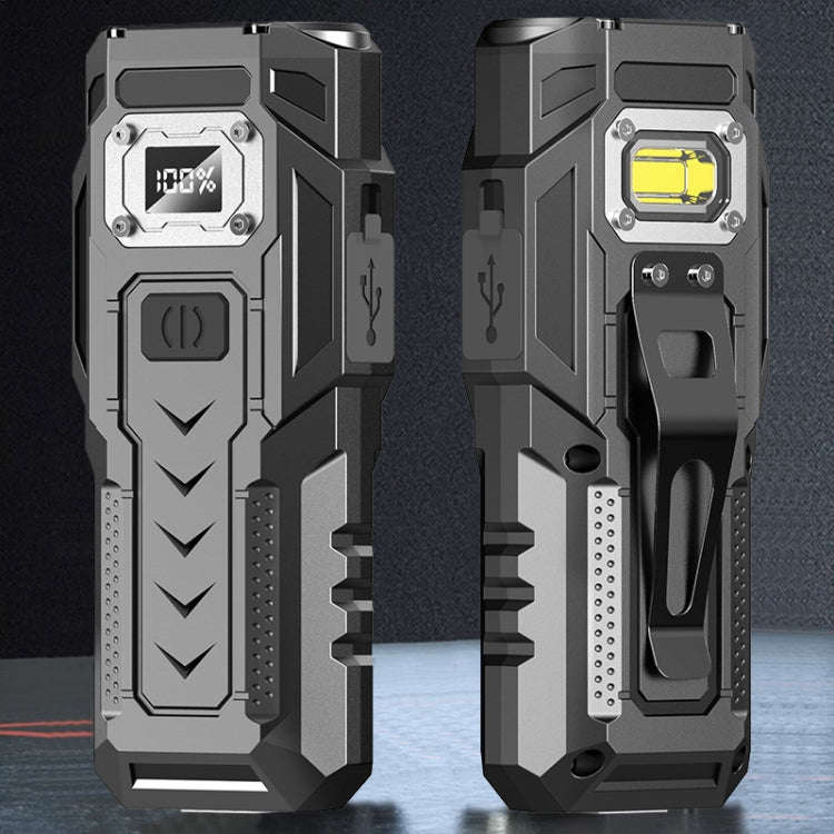 E-SMARTER BK08 Strong Mini Key Light Magnetic LCD Electric Display Dual Light Tool Lamp