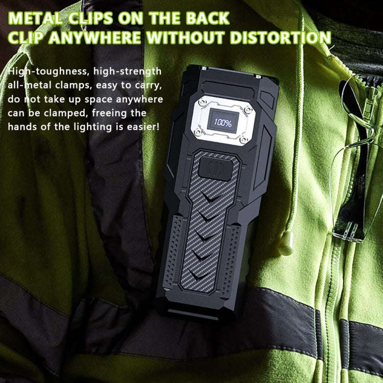 E-SMARTER BK08 Strong Mini Key Light Magnetic LCD Electric Display Dual Light Tool Lamp
