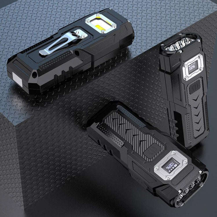 E-SMARTER BK08 Strong Mini Key Light Magnetic LCD Electric Display Dual Light Tool Lamp