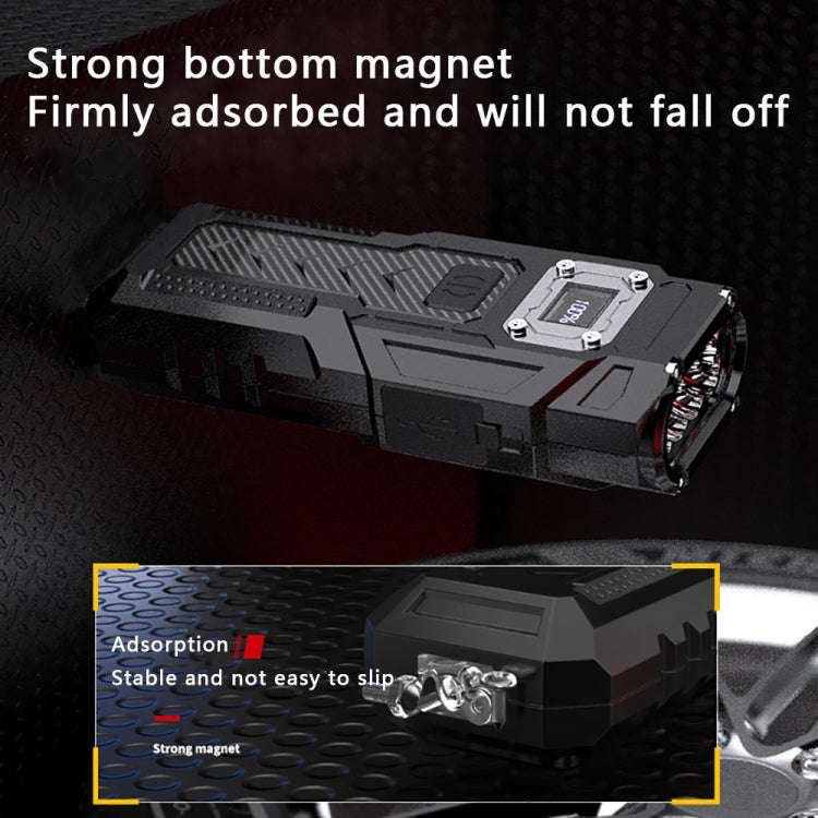 E-SMARTER BK08 Strong Mini Key Light Magnetic LCD Electric Display Dual Light Tool Lamp