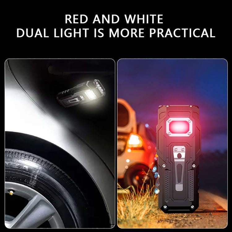 E-SMARTER BK08 Strong Mini Key Light Magnetic LCD Electric Display Dual Light Tool Lamp