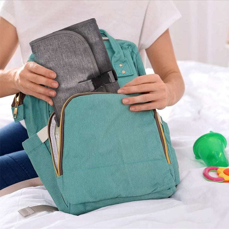 Multifunctional Waterproof Changing Diaper Pad Children Car Bag(Gray)