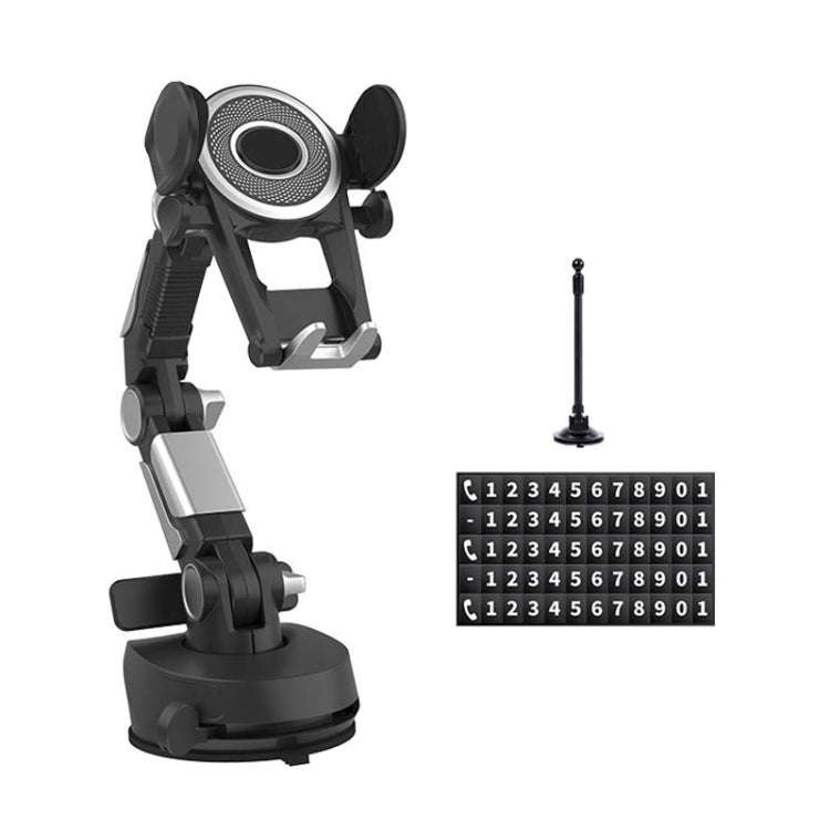 Car Suction Cup Multi-function Cell Phone Navigation Mount, Style: With Hose