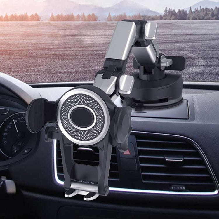 Car Suction Cup Multi-function Cell Phone Navigation Mount, Style: With Hose