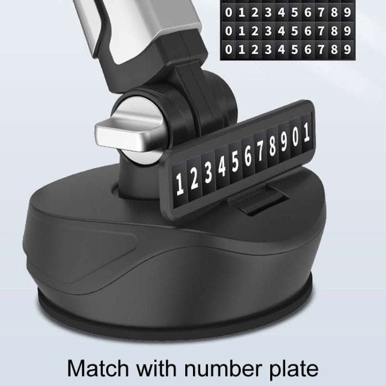 Car Suction Cup Multi-function Cell Phone Navigation Mount, Style: With Hose