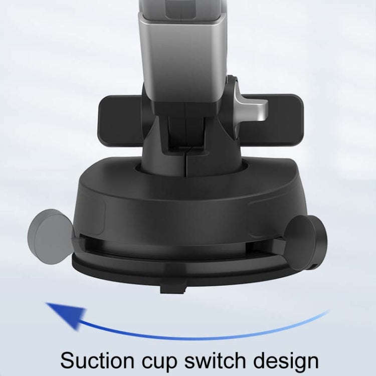 Car Suction Cup Multi-function Cell Phone Navigation Mount, Style: With Hose