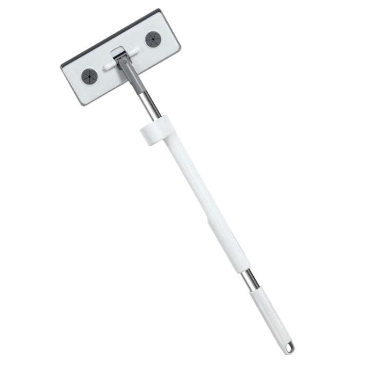 63cm Two-section Rod Mini Hands-free Washing Multifunctional Mop 2-in-1 Glass Cleaner and Scraper