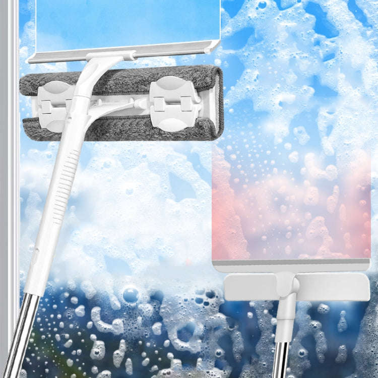 Multifunctional Household Telescopic Rod Double-sided Window Cleaner, Size: Three-section Rod(Cof...