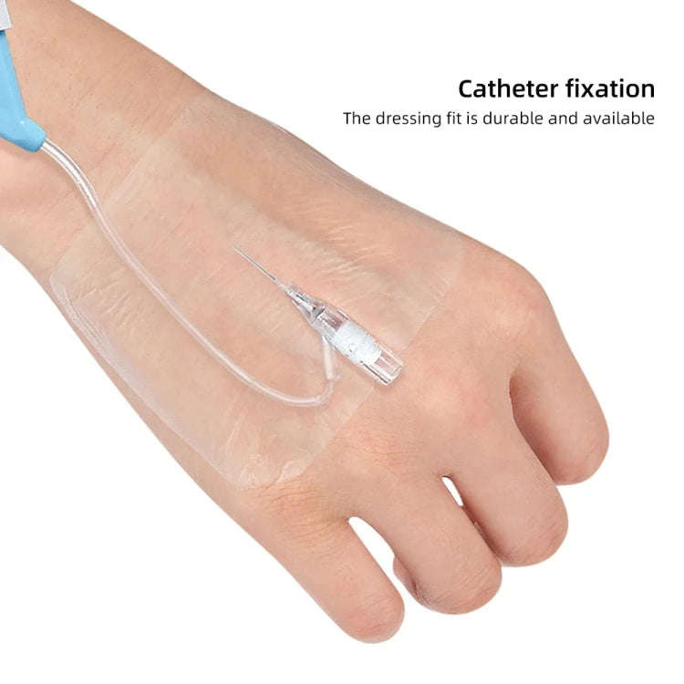 10pcs /Pack Transparent Dressing Waterproof Adhesive Clear Bandages 6x7cm