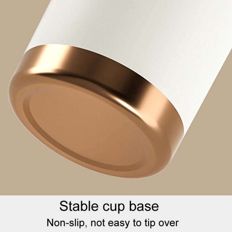 500ml 316 Stainless Steel Insulated Mug Portable Carry-On Dual Drink Coffee Cup With Straw(Coffee...