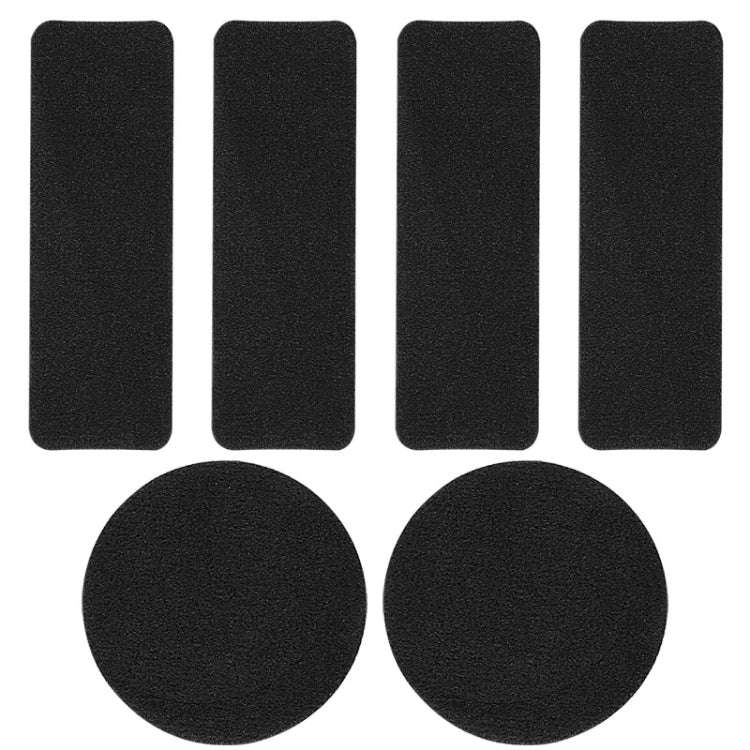 6pcs /Pack Shoe Repair Patches Self Adhesive Sneakers Repair Kit(Black)