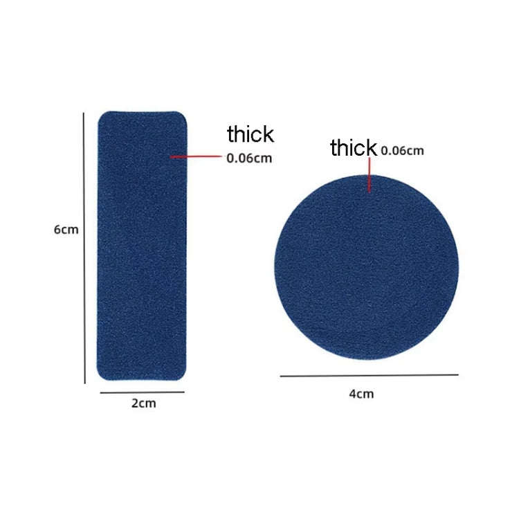 6pcs /Pack Shoe Repair Patches Self Adhesive Sneakers Repair Kit(White)