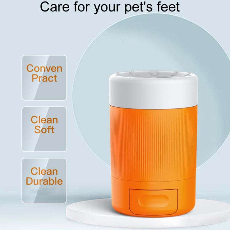 Pets Outdoor Portable Foot Wash Cup Dog Foot Cleaning And Grooming Tool(Gray)