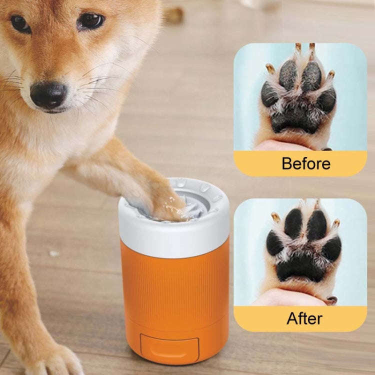Pets Outdoor Portable Foot Wash Cup Dog Foot Cleaning And Grooming Tool(Gray)