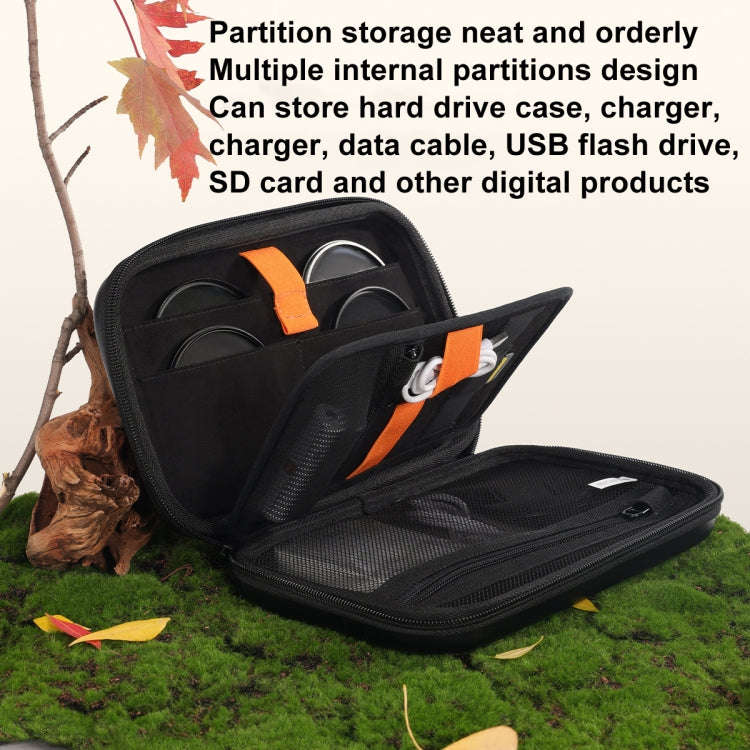Cwatcun D163 Photography Accessories Organiser EVA Hard Shell Drop-proof Clutch Portable Digital ...