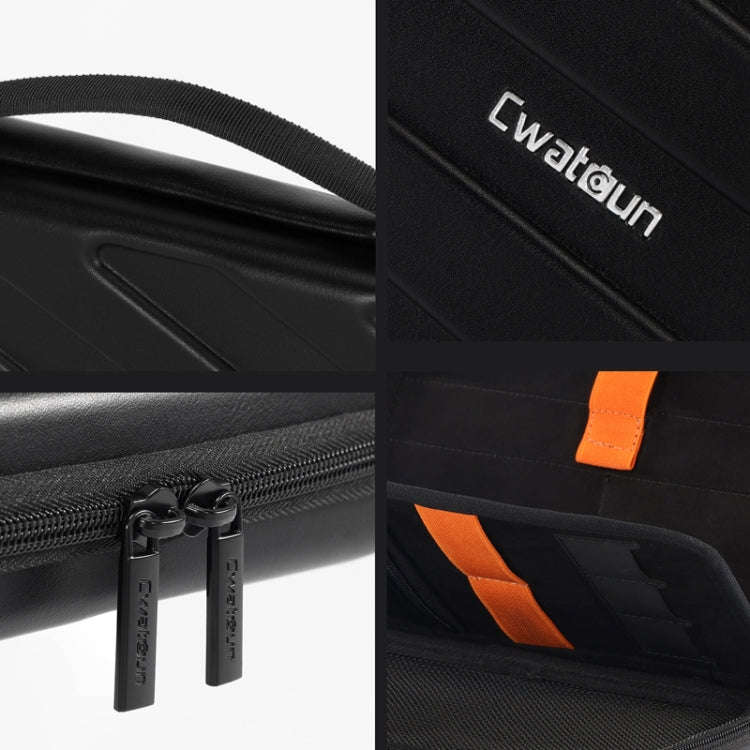 Cwatcun D163 Photography Accessories Organiser EVA Hard Shell Drop-proof Clutch Portable Digital ...