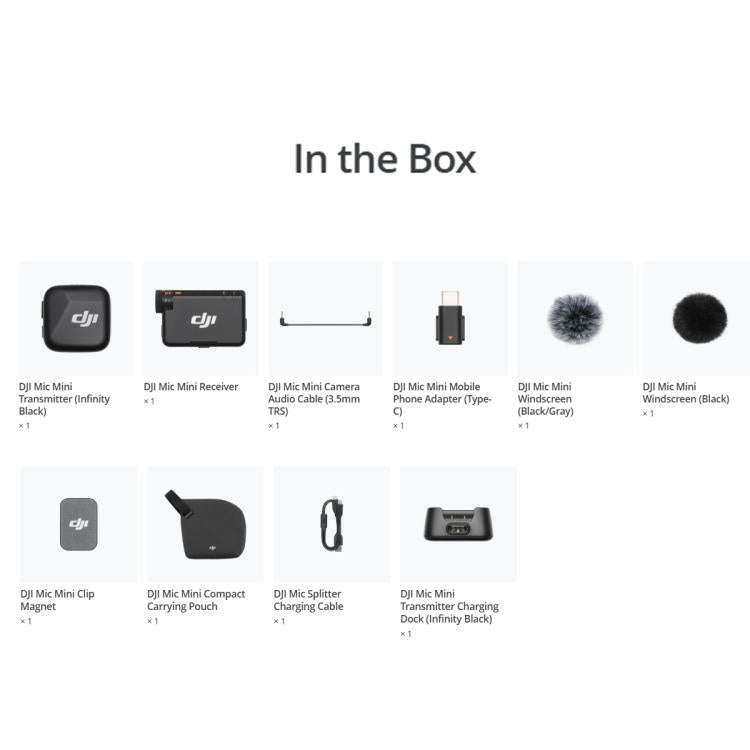 Original DJI Mic Mini (1 TX + 1 RX)