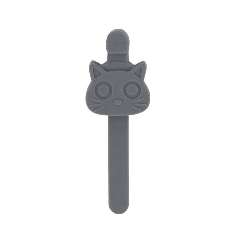 Silicone Magnetic Bookmark Follows The Page Turning Reading Auxiliary Tools(Gray)