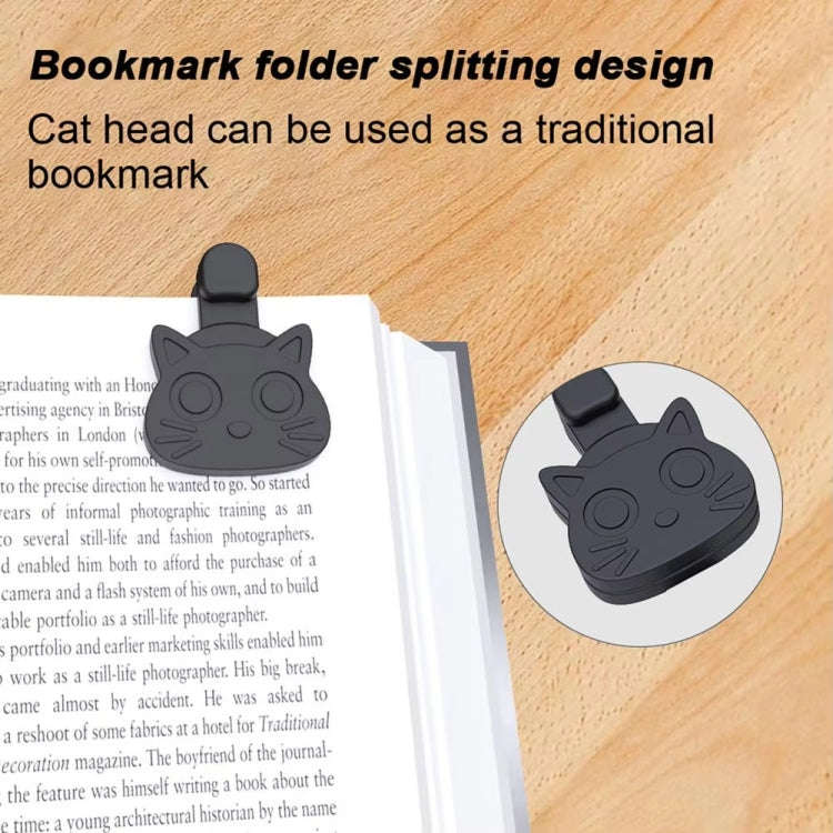 Silicone Magnetic Bookmark Follows The Page Turning Reading Auxiliary Tools(Gray)