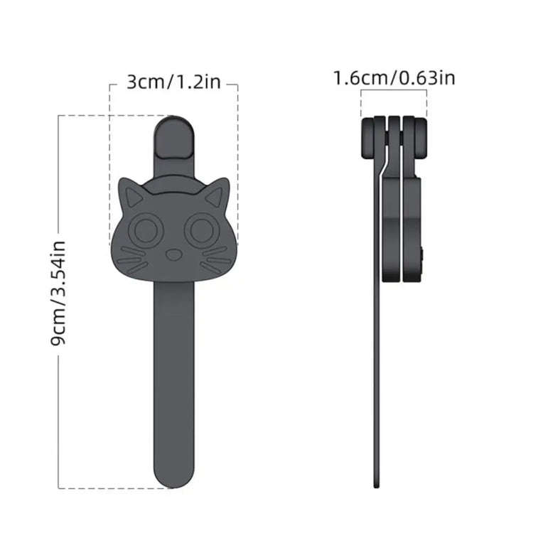 Silicone Magnetic Bookmark Follows The Page Turning Reading Auxiliary Tools(Gray)