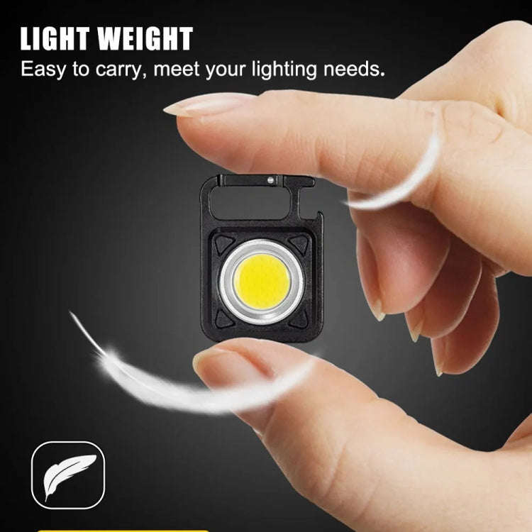 E-SMARTER W5134 Mini LED Glow Torch Strong Light Portable Keychain Light(Green)