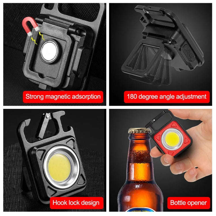 E-SMARTER W5134 Mini LED Glow Torch Strong Light Portable Keychain Light(Green)