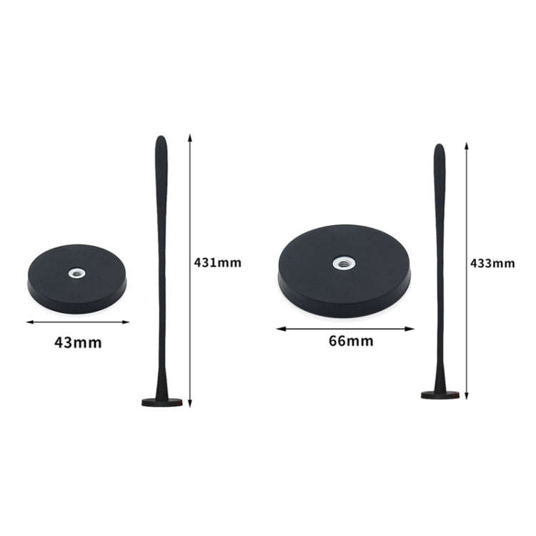 Universal Flexible Magnetic Washing Machine Door Stopper Front Load Washer Door Prop 43mm Black