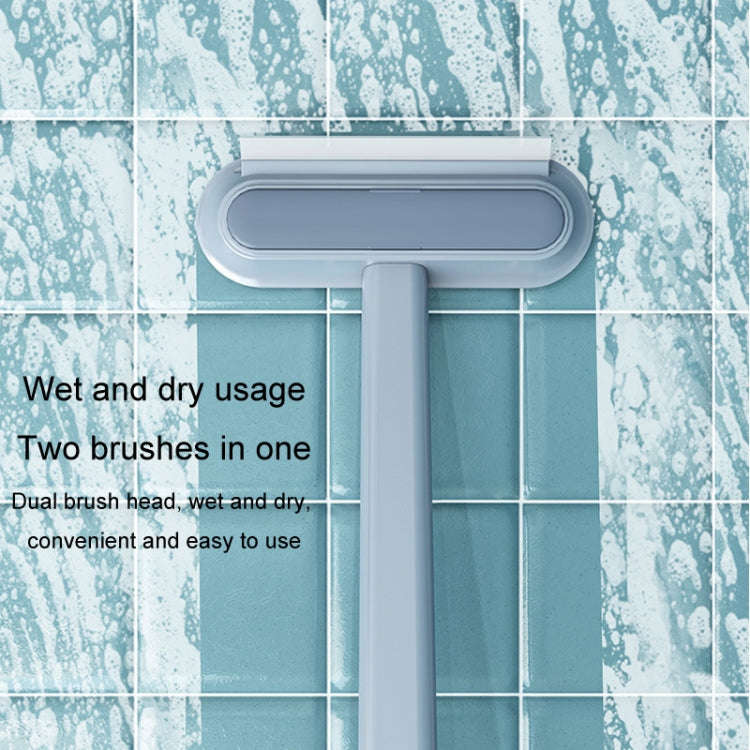 Multi-function Hair Brush Pet Cats Sticky Hair Remover Carpet Bed Hair Gauze Window Cleaner(Blue)