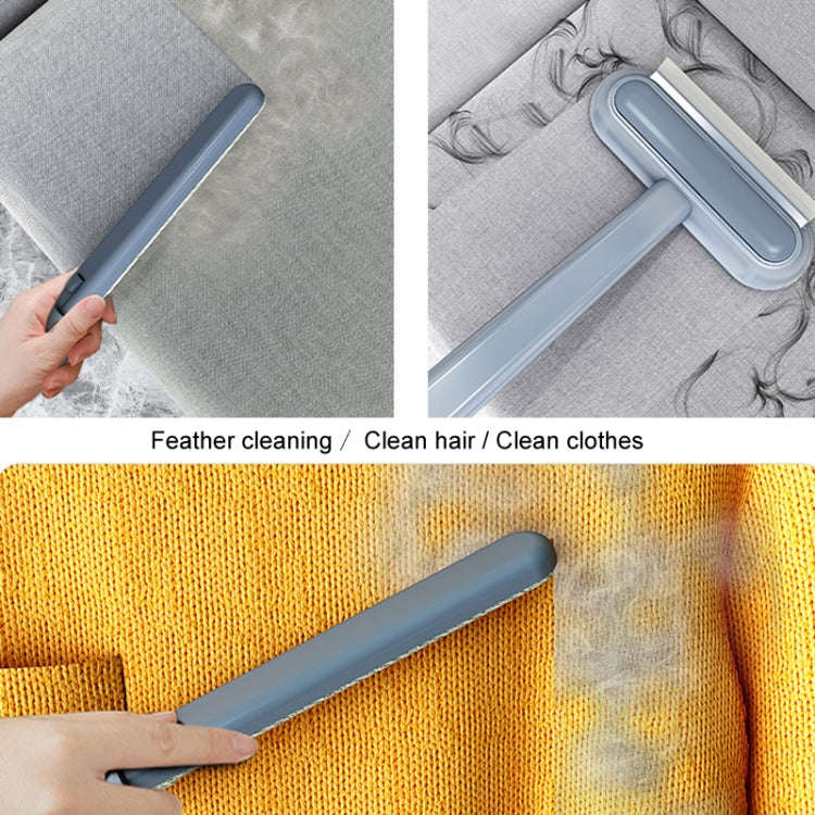 Multi-function Hair Brush Pet Cats Sticky Hair Remover Carpet Bed Hair Gauze Window Cleaner(Blue)