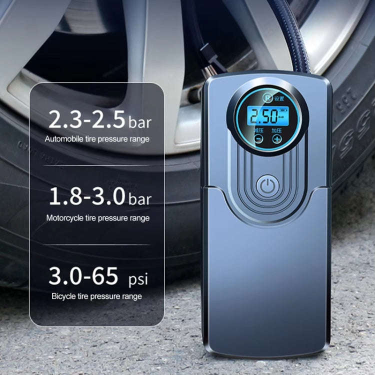 Car Portable Mini Digital Display High Power Multifunctional Inflatable Pump, Model: Wireless
