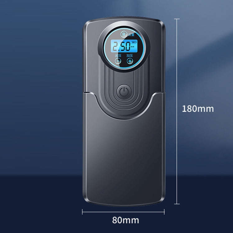Car Portable Mini Digital Display High Power Multifunctional Inflatable Pump, Model: Wireless