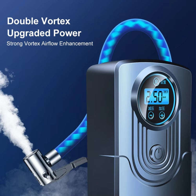 Car Portable Mini Digital Display High Power Multifunctional Inflatable Pump, Model: Wired